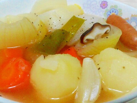 野菜を食べるスープ！ポトフ